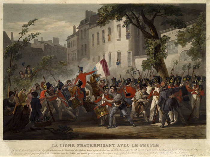 Perre Martinet die Juli Revolution von 18.30 Uhr